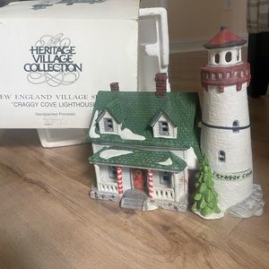 Christmas lighted village